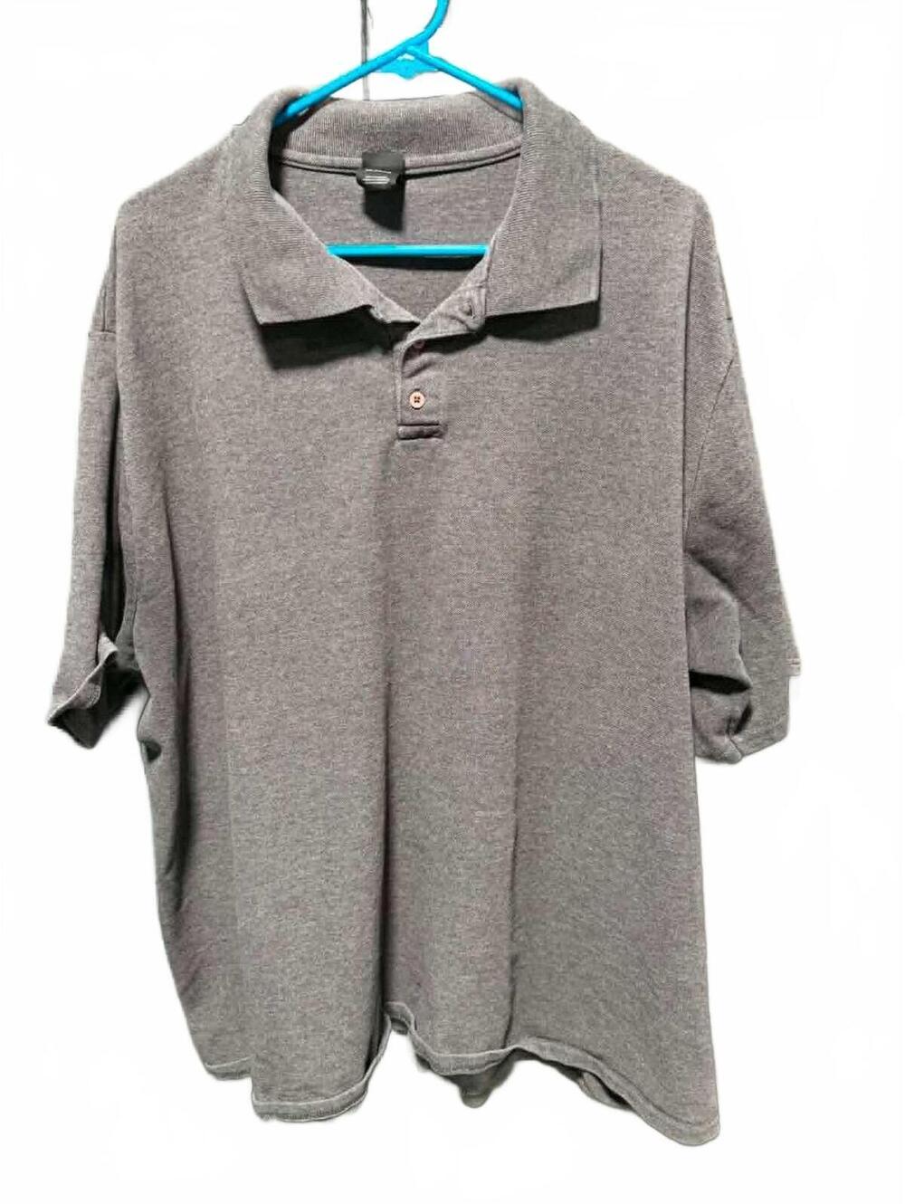 Gray Polo Shirt Size 2XL